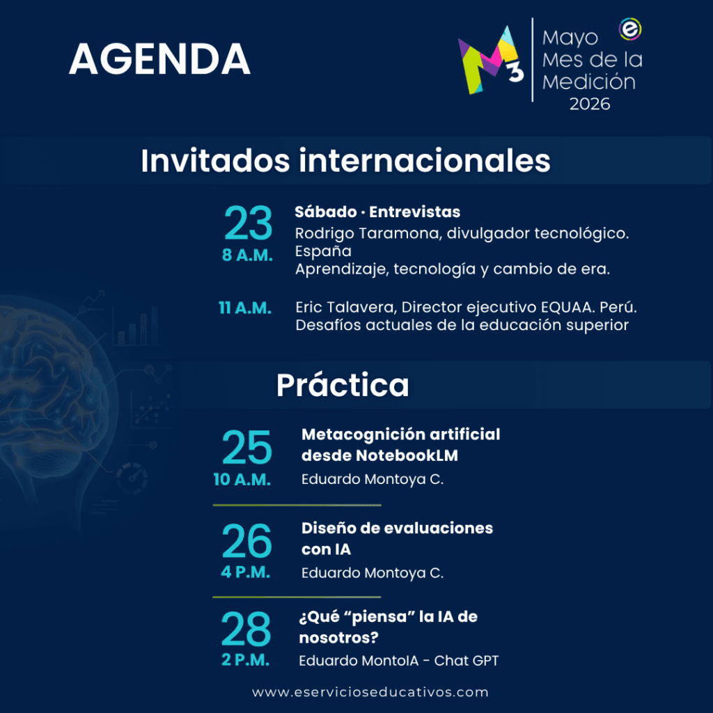 Cronograma de sesiones para Mayo Mes de la Medición 2026 - ESE Servicios Educativos parte 2